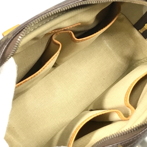 LOUIS VUITTON LV Logo Trouville Hand Bag Monogram Leather Brown - Picture 13 of 16